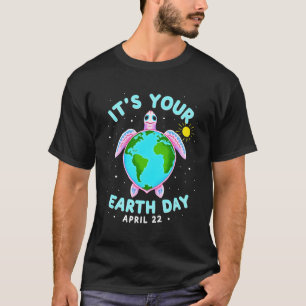 Earth Day Turtle Design April 22 For Nature Lovers T-Shirt