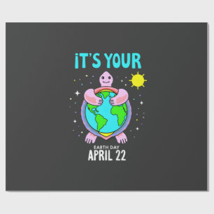 Earth Day Turtle Design April 22 For Nature Lovers Wrapping Paper