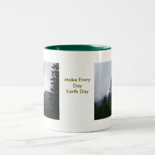 Earth Day Two-Tone Coffee Mug