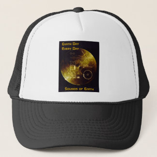 Earth Day - Voyage - Sounds of Earth gold record Trucker Hat