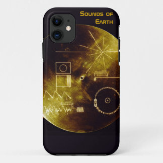 Earth Day - Voyager Sounds of Earth gold record iPhone 11 Case
