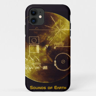 Earth Day -  Voyager Sounds of Earth gold record iPhone 11 Case