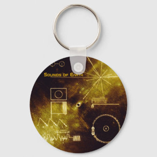 Earth Day - Voyager - Sounds of Earth gold record Key Ring