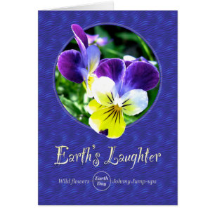 Earth Day Wildflower Laughter Card