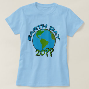 Earth Day with Custom Year T-Shirt