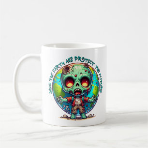 Earth Day Zombie Coffee Mug