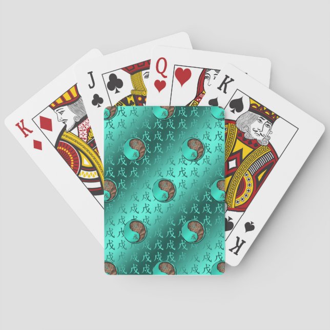 Earth Dog Playing Cards (Back)