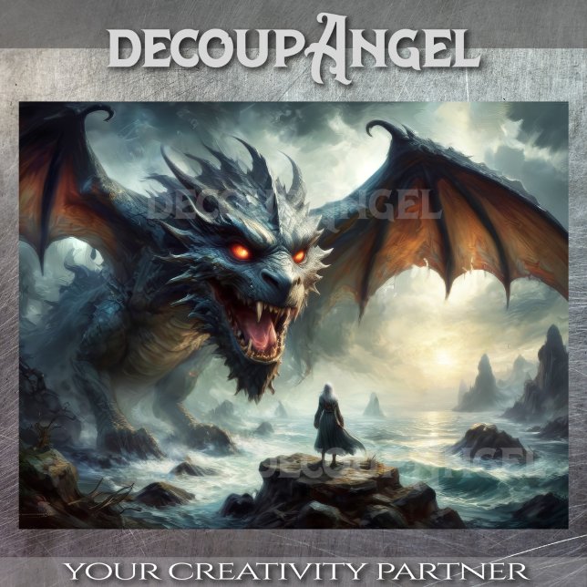 Earth Dragon -Decoupage- Tissue Paper (Creator Uploaded)