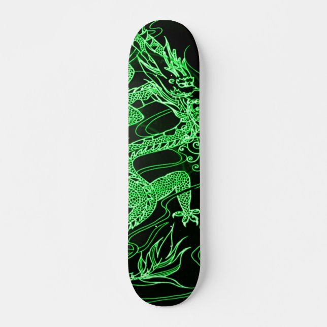 Earth Dragon Element Custom Pro Park Board Skateboard (Front)