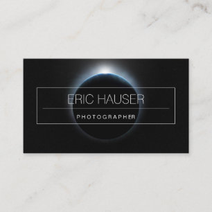 Earth Eclipse Photographer Business Cards