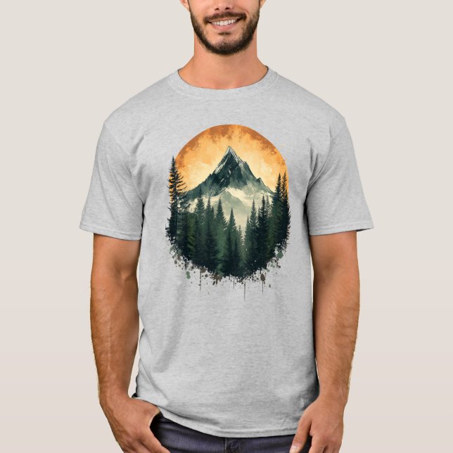 Earth Element Circular Design T-Shirt (Front)