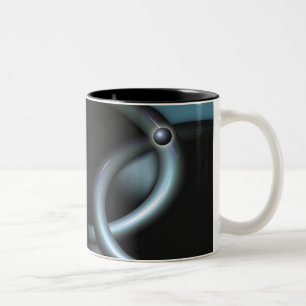 earth embrace Two-Tone coffee mug