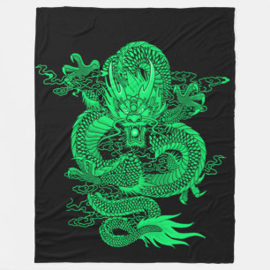 Earth Emperor Dragon Fleece Blanket