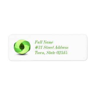 Earth Friendly Return Address Label