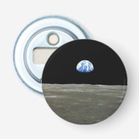 Earth from Moon in Black Space: Earthrise