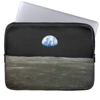 Earth from Moon in Black Space: Earthrise