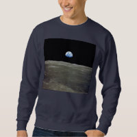Earth from Moon in Black Space: Earthrise