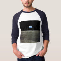 Earth from Moon in Black Space: Earthrise