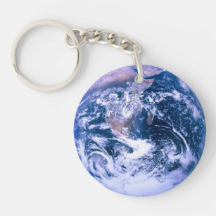 Earth From Space Blue Marble Key Ring