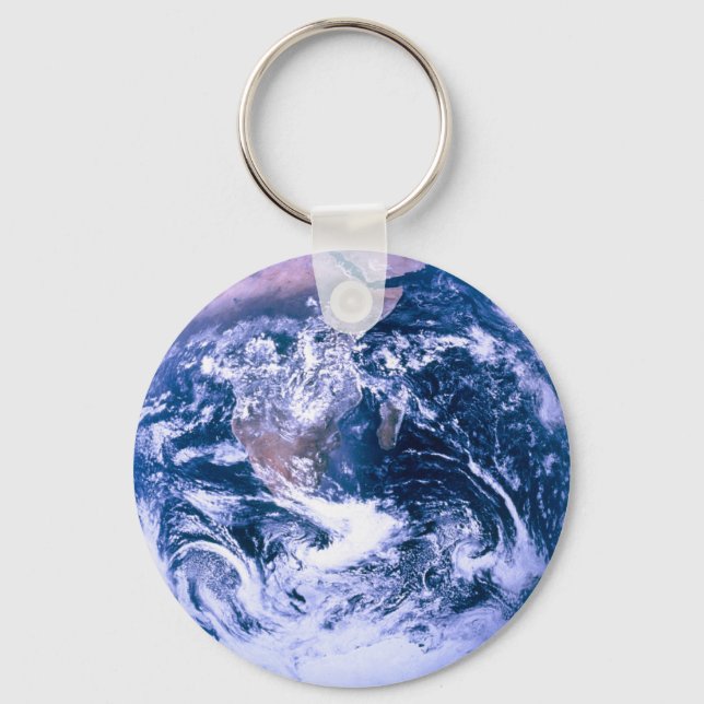 Earth From Space Blue Marble Key Ring (Front)