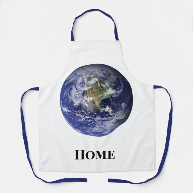 Earth from Space, Classic Blue Marble by NASA Apron (Front)