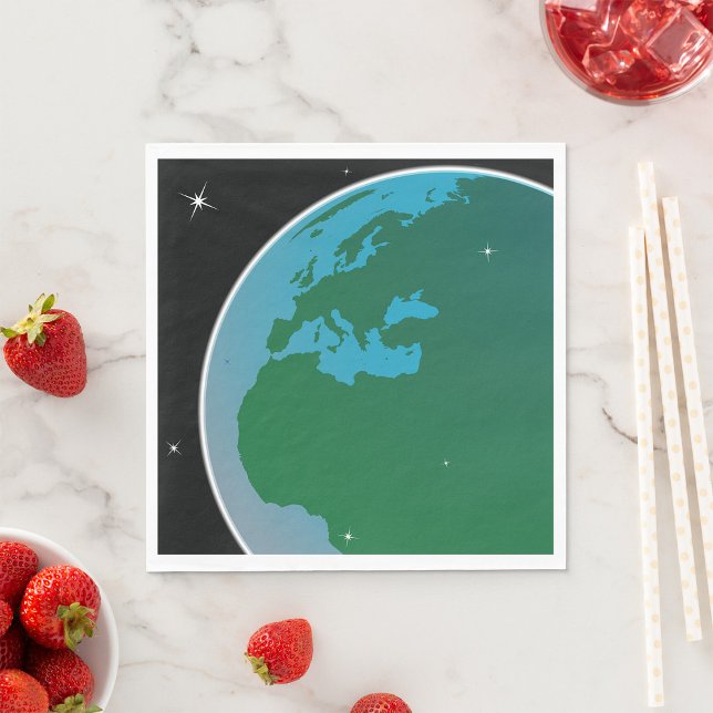 Earth From Space Napkin (Creator Uploaded)