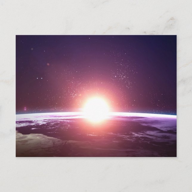 Earth from Space Postcard (Front)