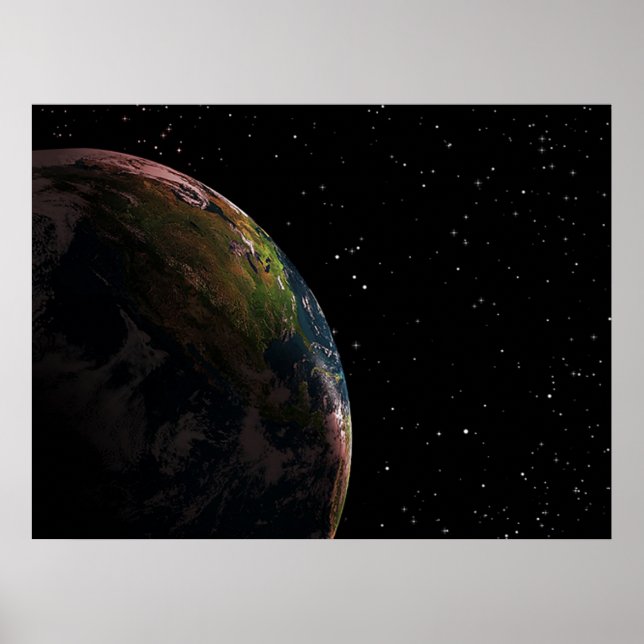 Earth from Space Poster (Front)