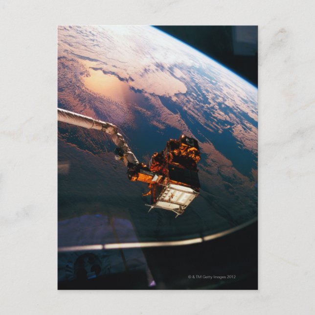 Earth from Space Shuttle 3 Postcard (Front)