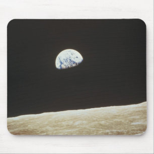 Earth from the Moon Mouse Mat