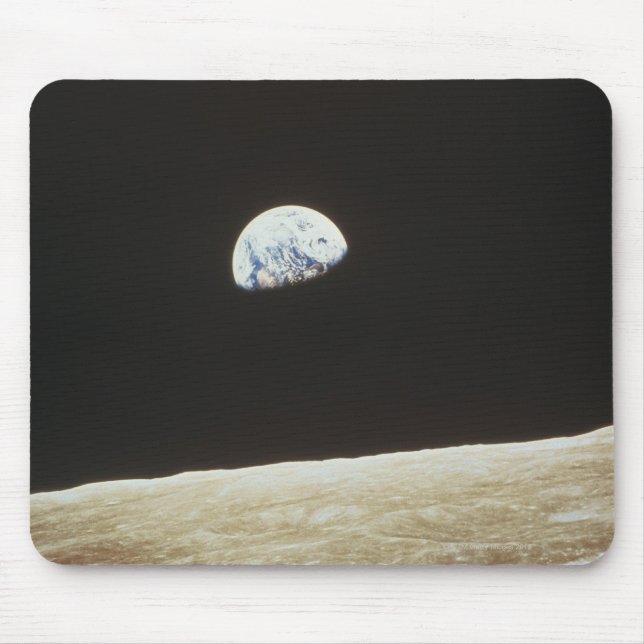 Earth from the Moon Mouse Mat (Front)