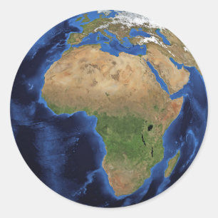 Earth globe Africa stickers