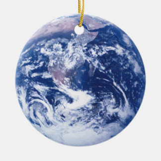 Earth Globe Ceramic Tree Decoration