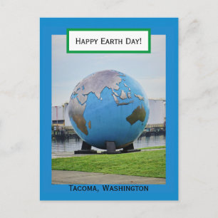 Earth Globe Postcard