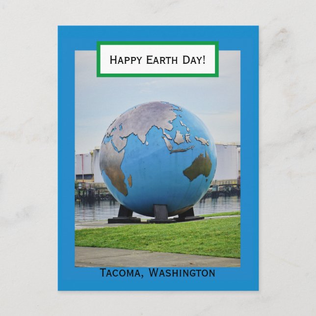 Earth Globe Postcard (Front)