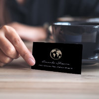 Earth Globe Word Map Travel Agency QR Code 