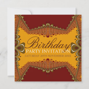 Earth Goddess Birthday Event Party Invitation