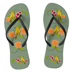 Earth Green Pool Beach Flip Flops