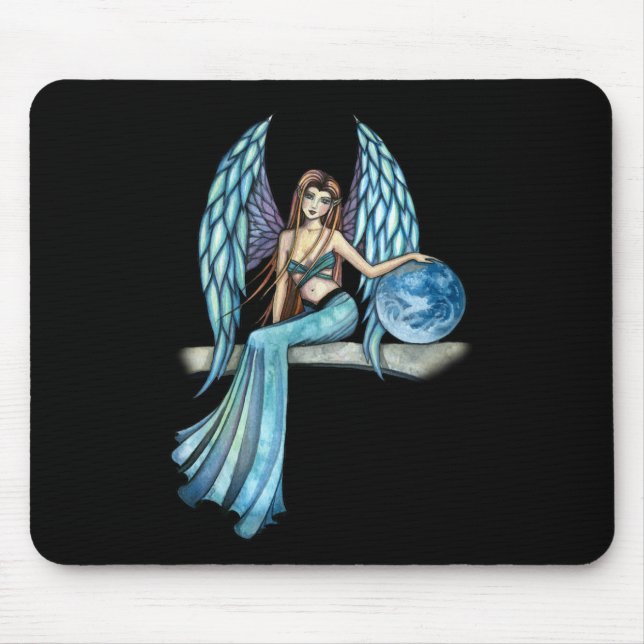 Earth Guardian Angel Fairy Mouse Mat (Front)