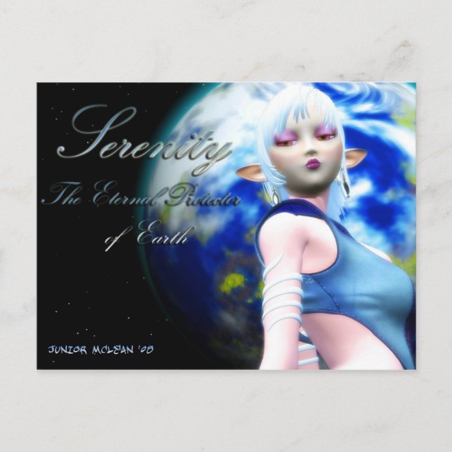 Earth Guardian Serenity Postcard (Front)