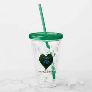 Earth - Heart Anagram Acrylic Tumbler