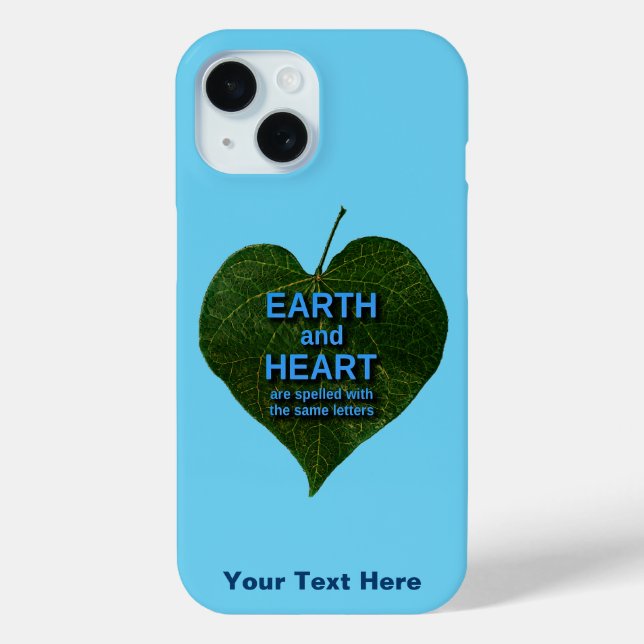 Earth - Heart Anagram Case-Mate iPhone Case (Back)