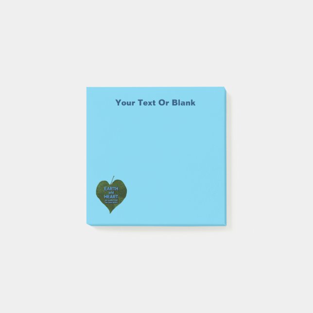 Earth - Heart Anagram Post-it Notes (Front)