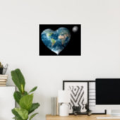 Earth Heart Poster (Home Office)