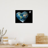 Earth Heart Poster (Kitchen)