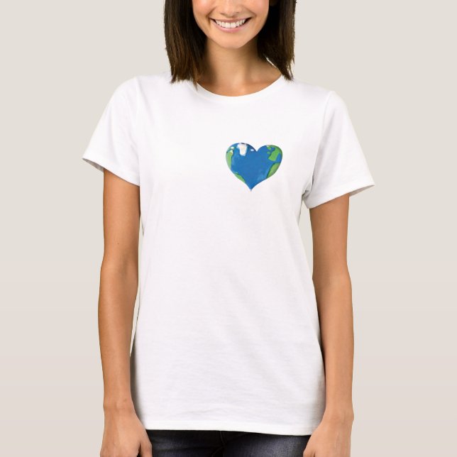 earth heart T-Shirt (Front)