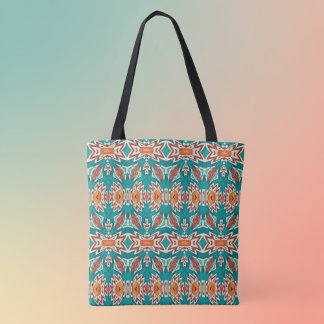 Earth heartbeat tote bag