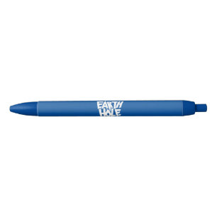 Earth Hole blue ink pen