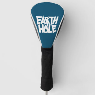 Earth Hole golf head cover Blue