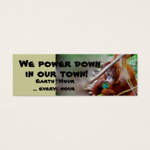 Earth Hour Bookmarks